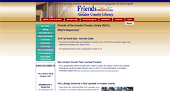 Desktop Screenshot of friendsoftheamadorcountylibrary.org